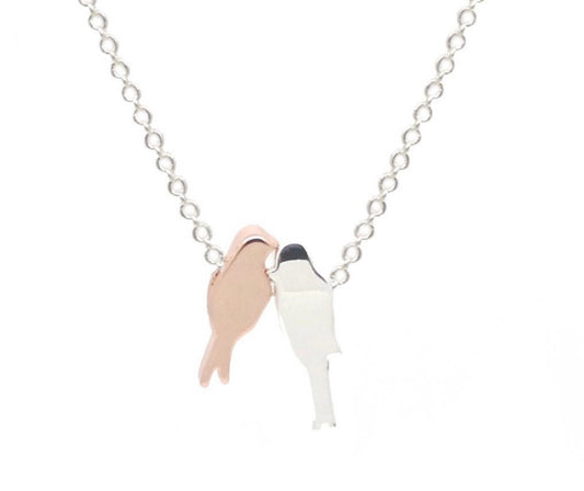Twin Bird Necklace