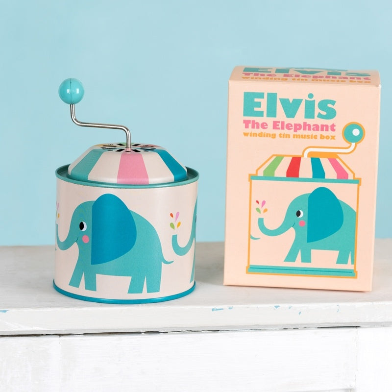 Rex London Winding Tin Music Box
